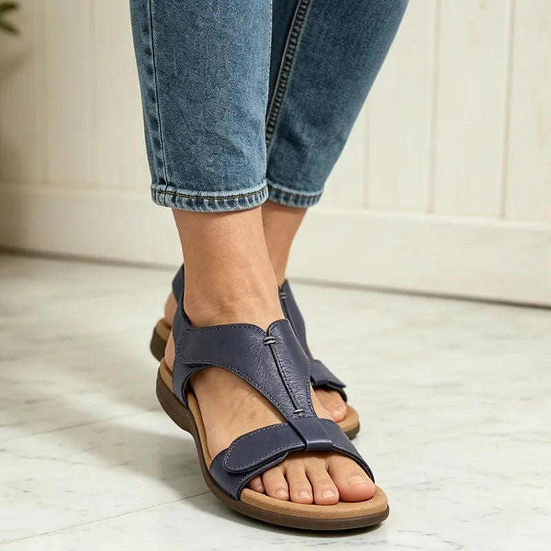 Sandale de vară cu talpă moale și susținere pentru bolta plantară, casual și confortabile