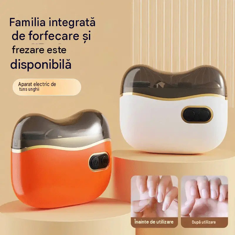 💅👌 Pilă electrică multifuncțională pentru unghii, mașină electrică de tăiat unghiile cu protecție împotriva ciupirii