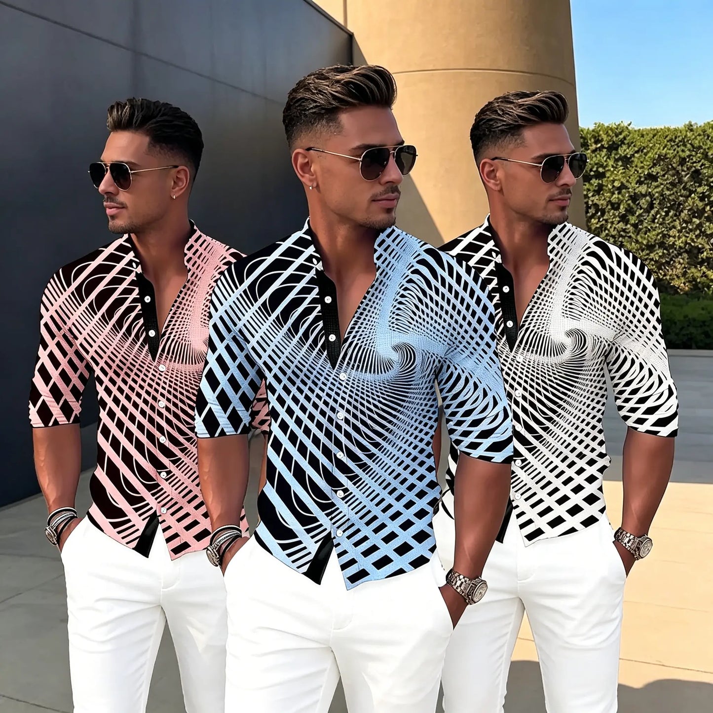 💥💥【Promoție limitată în timp】👔【S-6XL】Cămașă bărbătească din bumbac cu imprimeu