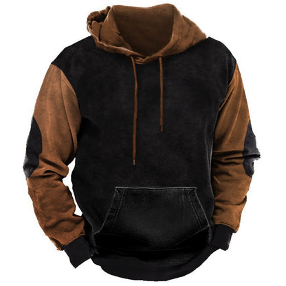 🔥🔥【S-6XL】Hanorac retro pentru bărbați cu imprimeu digital 3D