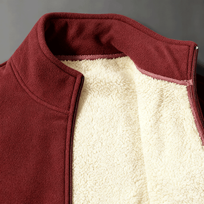 ⛄【Размери M-5XL】Нова мъжка дебела аksamitена kurtka с ягненски мех, за есен и зима