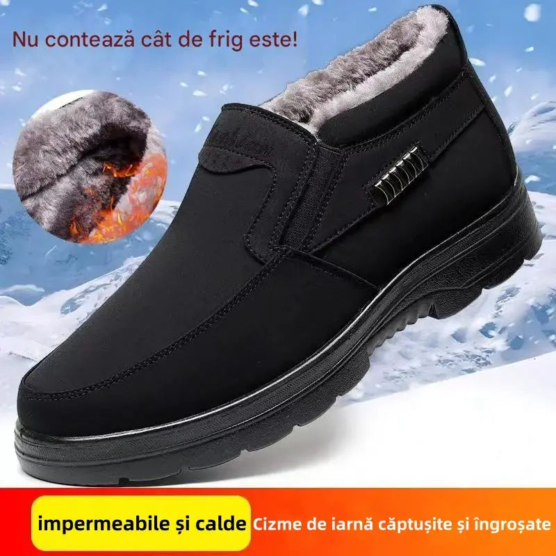 👞 Reduceri de iarnă -45% 🔥🔥【39-47】Ghete de iarnă, izolate și ranforsate, impermeabile și călduroase
