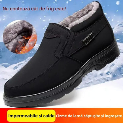 👞 Reduceri de iarnă -45% 🔥🔥【39-47】Ghete de iarnă, izolate și ranforsate, impermeabile și călduroase