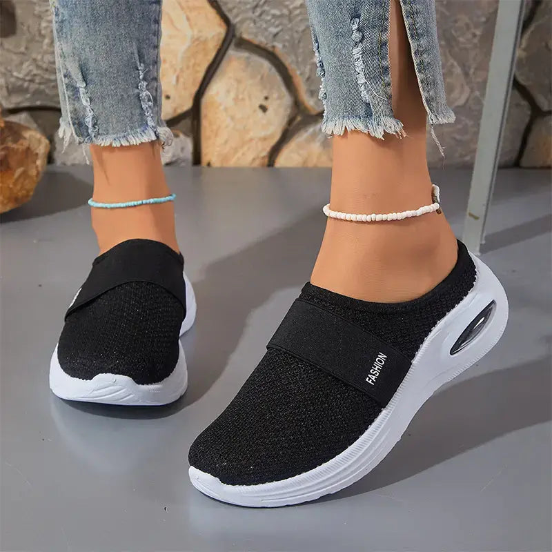 🎁【36-41】Pantofi casual respirabili din plasă pentru femei | Ușori, confortabili și care se pot mări în înălțime