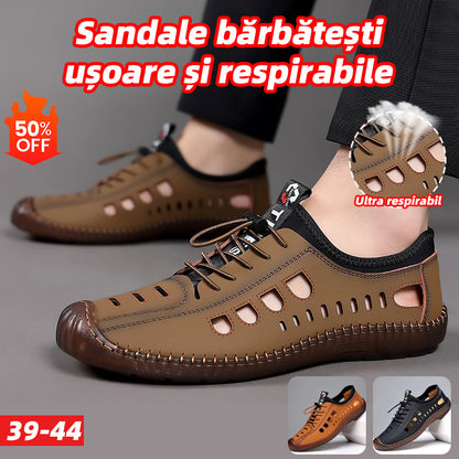 🏆️Produse foarte vândute🔥👟【39～44】Sandale pentru bărbați, la modă nouă, cu talpă moale, 2025, ușoare și anti-alunecare