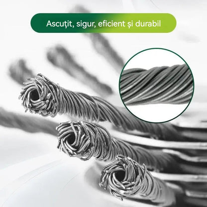 🔥✨【Cumpără unul, primești unul gratuit: set 2 bucăți】🔥 lame interschimbabile pentru motocoasă/mașină de tuns gazonul - lame din oțel 🌿✂️⚙️