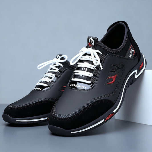 Promocja w połowę ceny na jesień 🔥 Oddychające skórzane buty biznesowe dla mężczyzn ✅ antyzapachowe ✅ miękka skórzana podeszwa ✅ modne i uniwersalne