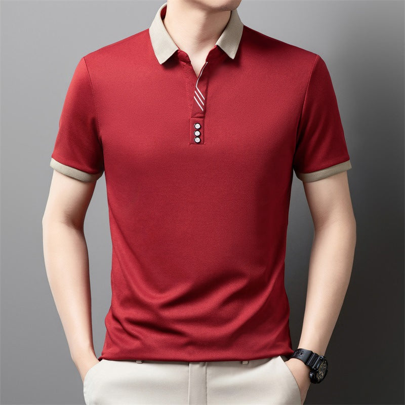 ✨【50% OFF】 Nová pánska polokošeľa s krátkym rukávom a priedušnou klopou na rok 2026