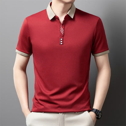 ✨【50% OFF】 Nová pánska polokošeľa s krátkym rukávom a priedušnou klopou na rok 2026