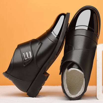 🏆Novinka【38-44】🔥Bavlnené zimné topánky s fleecovou podšívkou, britský štýl, voľnočasová obuv