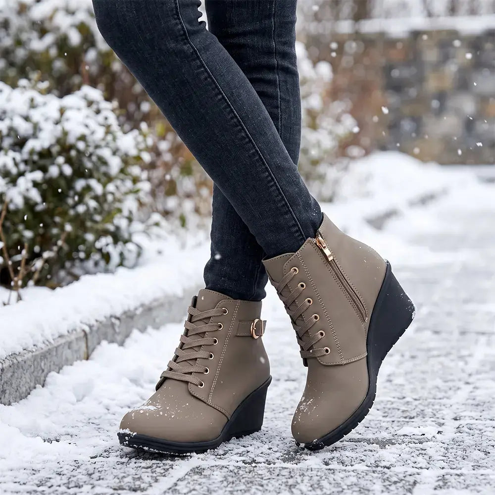 【35-42】👢 Ghete de damă de iarnă cu platformă ascunsă – o alegere elegantă și stabilă pentru zilele friguroase