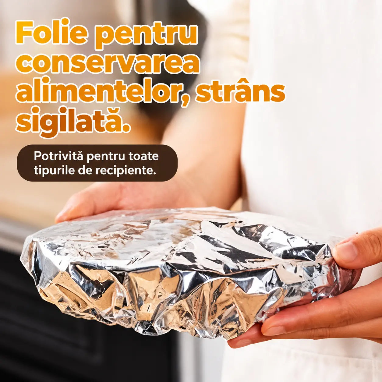 💥💥【100 de bucăți】149 RON ⏰ Huse termoizolante din folie de aluminiu