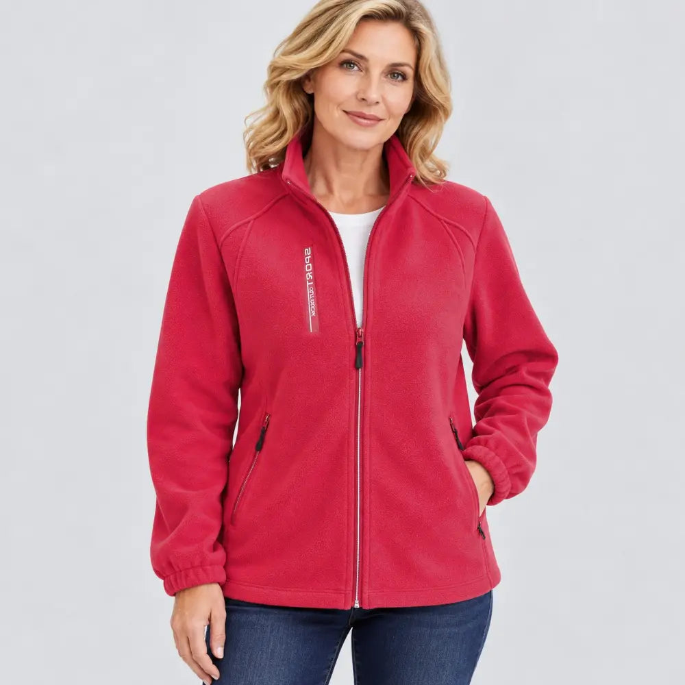 ✨【XL-5XL】Jachetă din fleece pentru femei – potrivită pentru vreme rece; prevăzută cu guler înalt, închidere cu fermoar și croială cambrată; produs nou.