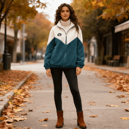 🔥 Половина цена - хванете сега -- 【Размери M-4XL】🐏 Зимен поларен памучен яке, убогено дебело материя от агнешка вълна и памуч