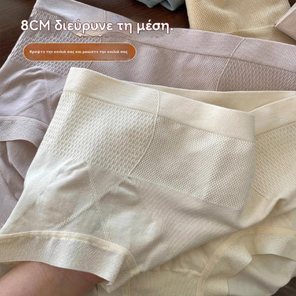 🔥Προσφορά στη μισή τιμή 【Αγοράστε 1, πάρετε 6 δωρεάν】Εσώρουχα για γυναίκες με υψηλή μέση, χωρίς ραφές και με έλεγχο της κοιλιάς (για βάρος 100 kg)