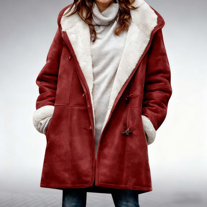 🥼🐏💖【Nowość zimowa 43% zniżki】2025 Modna i ciepła damska kurtka z zamszu, z ociepleniem z wełny, S-5XL, kurtka zimowa/na co dzień