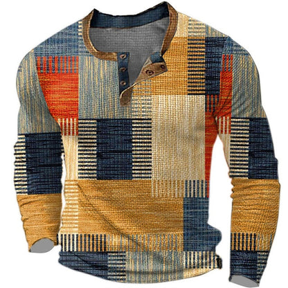 🏆【S–5XL】Noutate pentru toamnă și iarnă – un top elegant pentru bărbați, cu design în contrast și croială confortabilă pentru mărimi mari.