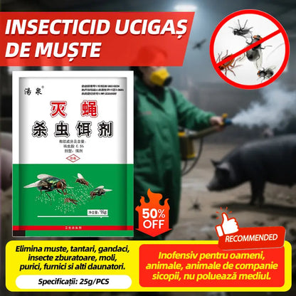 【30%OFF】🦟【5 pungi】 🦟Insecticid spray pentru uciderea muștelor de fermă, inodor, medicament pentru uciderea țânțarilor, uz casnic