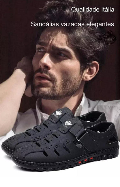 🔥【38-44】2025 vară nou respirabil gol bărbați pantofi casual, talpă moale