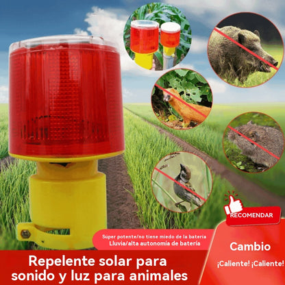 🔥🔥【Купи едно, вземи едно безплатно】Слънчева предупредителна и сигнална кула, ефективно плаши крадци и диви животни