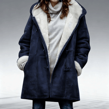 🥼🐏💖【Nowość zimowa 43% zniżki】2025 Modna i ciepła damska kurtka z zamszu, z ociepleniem z wełny, S-5XL, kurtka zimowa/na co dzień