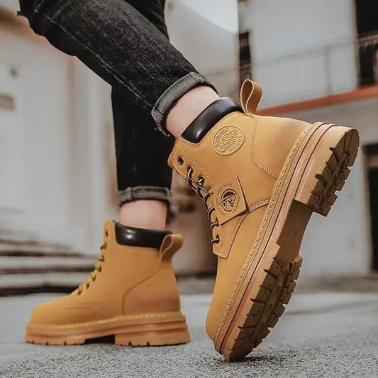 🔥【50%OFF】🔥【39-48】Stil nou pentru toamnă și iarnă, cizme versatile pentru bărbați, cu talpă groasă, antiderapante