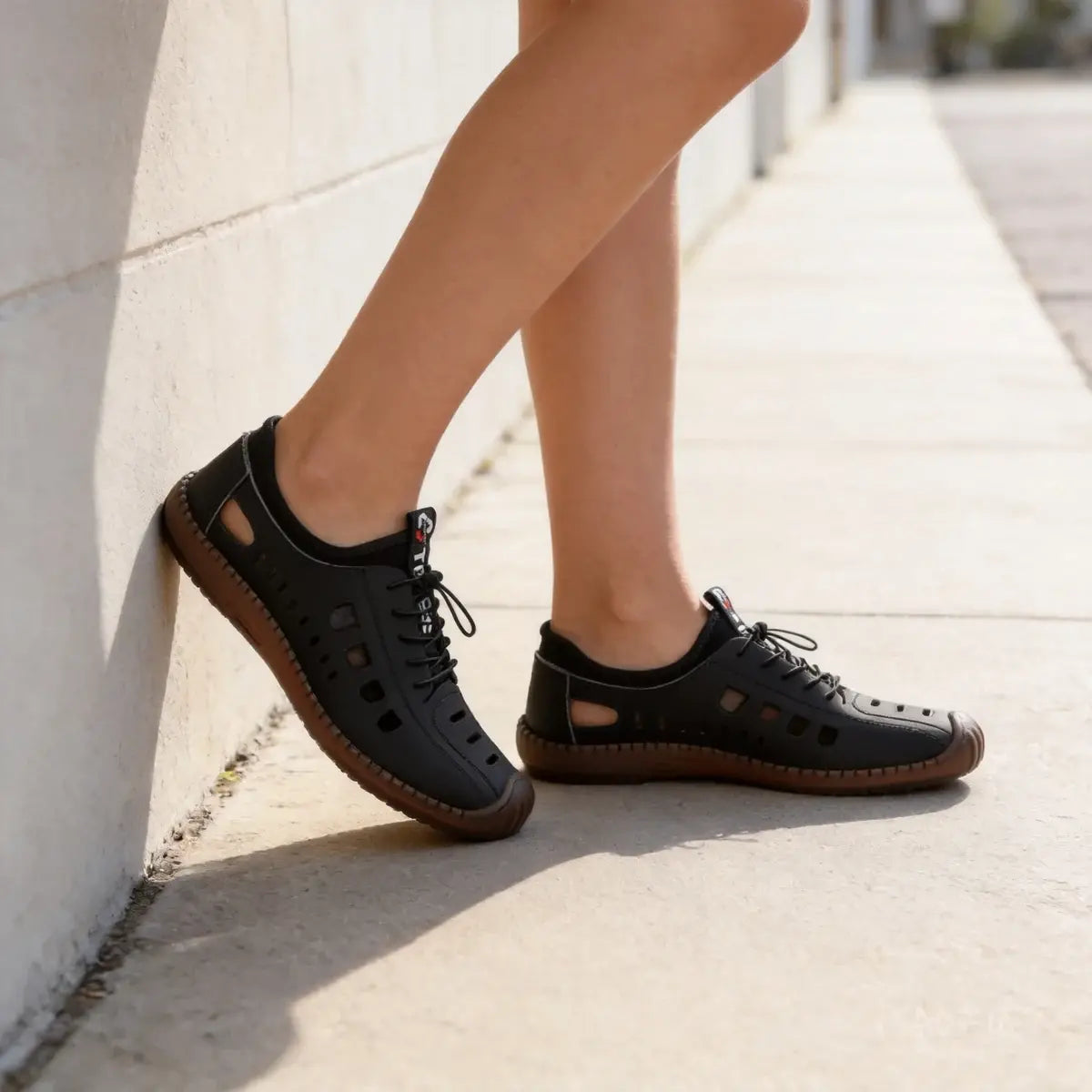 🔥✨【39-44】Sandale bărbătești din piele naturală, lucrate manual, cu design perforat