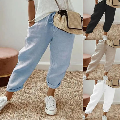 😍💕Ultima zi a promoției -50% Reducere💕Îmbrăcăminte casual din bumbac și in pentru femei