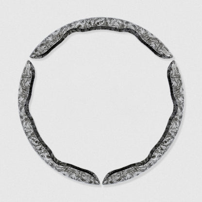 🚗【1 комплект 3 броя】👍👍Дървен противоплъзгащ калъф за волан на кола