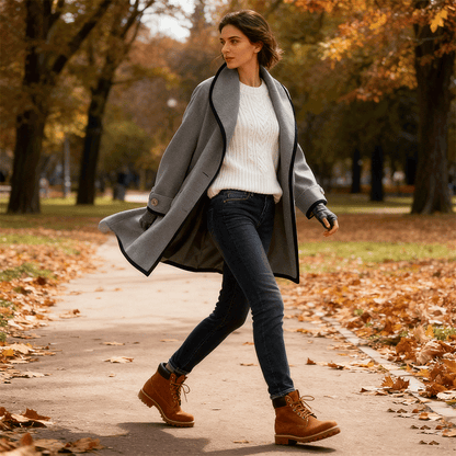 🥰【S-5XL】Nuevo abrigo de peluche multicolor de otoño-invierno, con gorro, cuello amplio y cuello Peter Pan