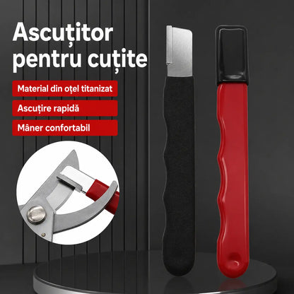 💥Reducere 50%💥【Set de 10 bucăți】Ascuțitoare portabile pentru foarfece și cuțite, ideale pentru utilizare în aer liber
