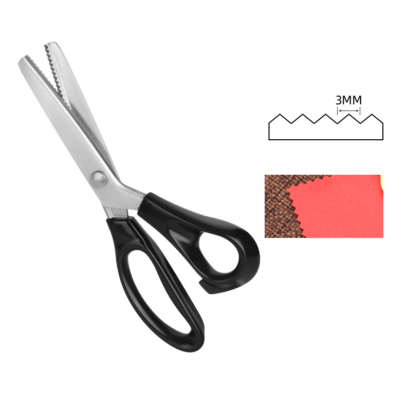 🔥✂️ Foarfecă zimțată pentru țesături, disponibilă în 5 dimensiuni