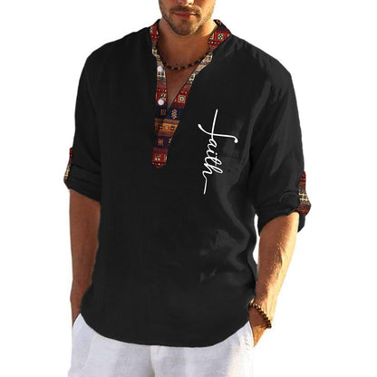 💥【40-100kg】Tricou bărbătesc din bumbac cu decolteu în V, mărimi mari