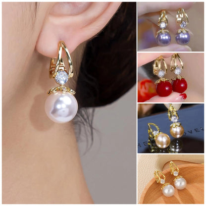 💋【50%OFF】 Pendientes de plata con perlas de lujo francés de nuevo estilo 2026