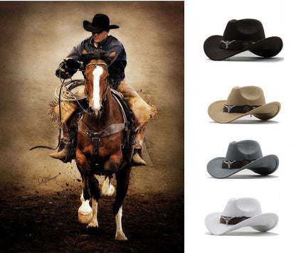 ☀️【50% zniżki】Kapelusze kowbojskie w stylu western dla mężczyzn i kobiet, odpowiednie na podróże na świeżym powietrzu 