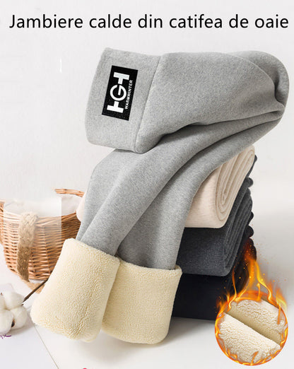 🥰🎉【Polowa ceny na pory jesienno-zimowe】Zimowe legginsy z kaszmiru jagnięcego dla kobiet