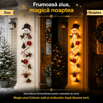 🎄🎃 Ultima zi! 🎅 Profită de o reducere de 49% la decorațiunile luminoase de Crăciun pentru ușă!