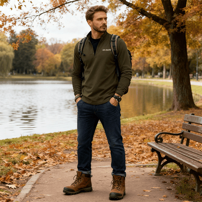 【🔥Specjalna redukcja 50%】【S-3XL】Męskie sportowe koszulki polo z długimi rękawami