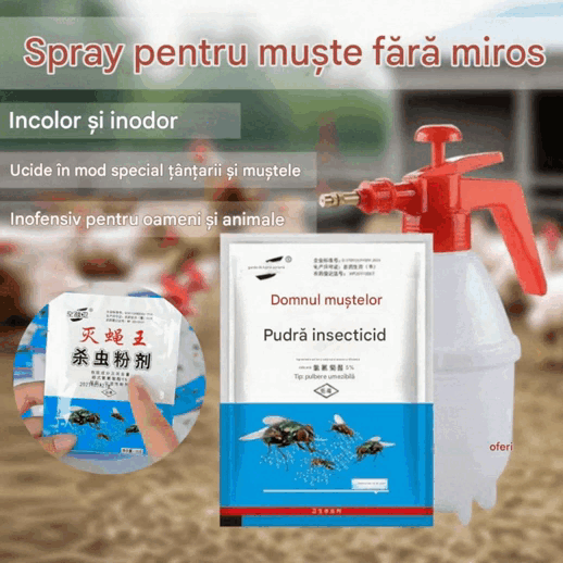 【10 pungi】 🦟❤️Special conceput pentru eliminarea țânțarilor și muștelor din ferme. Un ambalaj combate puricii, lăcustele, gândacii de bucătărie, muștele și țânțarii!