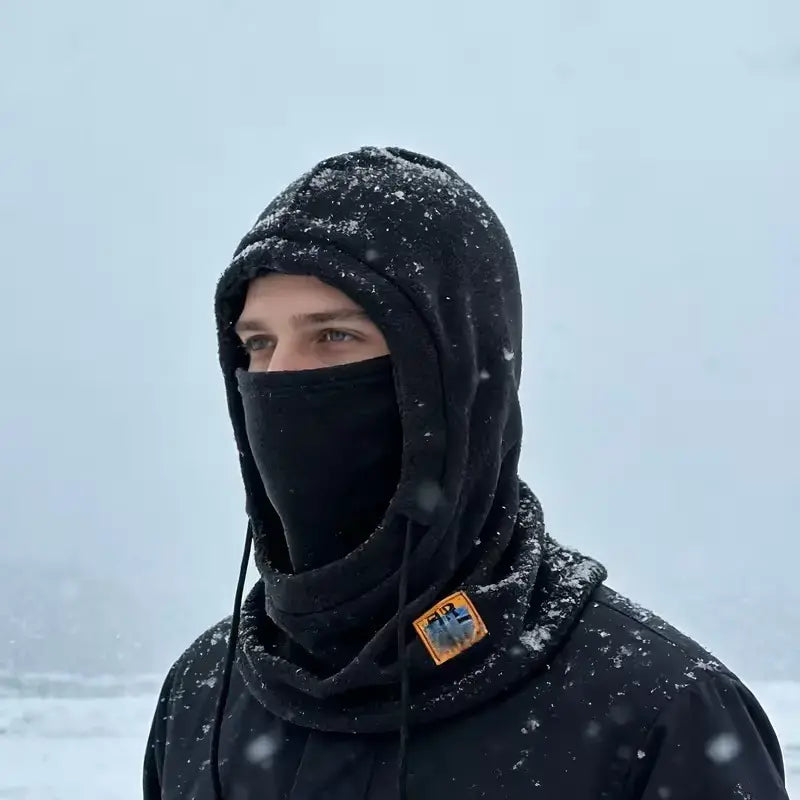 ❄️Căciulă termică cu acoperire completă și căptușeală din fleece, care asigură protecție termică la temperaturi de până la -20 de grade Celsius. ⛷️ Ideală pentru schi, motociclism și activități în aer liber.