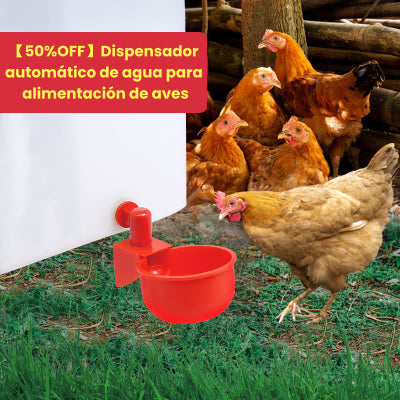 Ofertă specială de vară 🔥🐔【Cumpărați 10 și primiți 10 gratuit】【20 buc】Bol de băut automat pentru păsări de curte