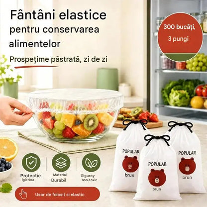 🔥(300 bucăți) Doar 139 lei🍽️Folie de plastic extra‑mare, groasă, antibacteriană, adecvată pentru alimente