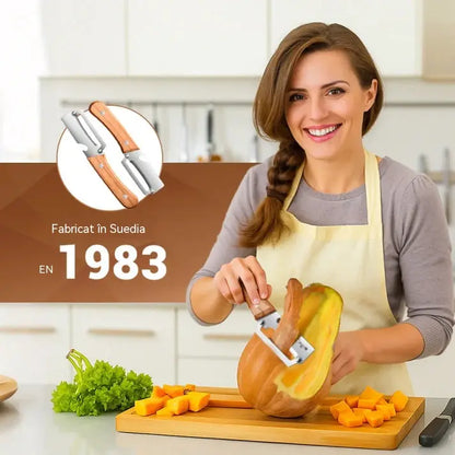 ✅ Cumpără unul, primești unul gratuit (2 articole în total) 🧅🔪 Curățător de legume multifuncțional 3 în 1: Curățează, toacă legume, deschide sticle! 🔥