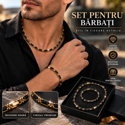 ⏳🔥 REDUCERE DE 50% PENTRU O PERIOADĂ LIMITATĂ! ⏰ Set de bijuterii strălucitoare: îndrăzneț, elegant și de calitate superioară 💎✨