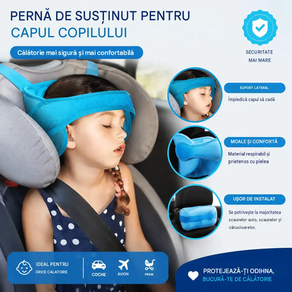 🚗 Profită acum de o reducere de 50%! 😴 Pernă pentru dormit în mașină: reglabilă, moale și cu suport bun, previne lăsarea capului și îți permite să te odihnești confortabil în timpul călătoriilor. 🛌