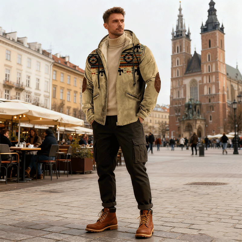 Limitowana oferta 50% zniżki 【S-5XL】 Kolekcja jesienno-zimowa 2025 – męska modna kurtka wysokiej jakości, lekka, ocieplana i grubsza