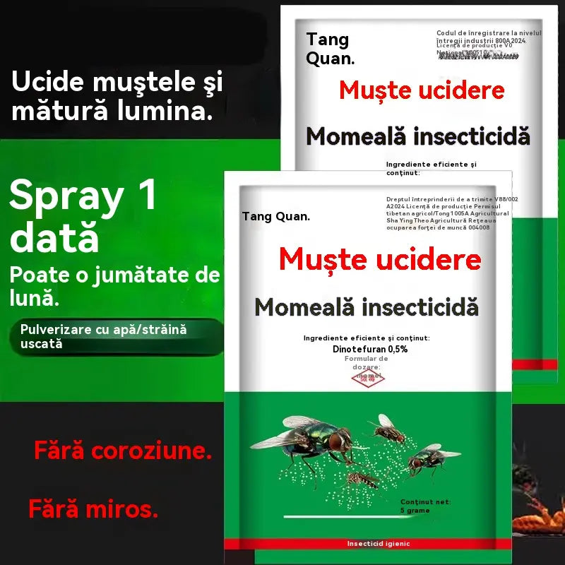 【30%OFF】🦟【5 pungi】 🦟Insecticid spray pentru uciderea muștelor de fermă, inodor, medicament pentru uciderea țânțarilor, uz casnic