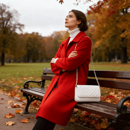 📢50% rabat 🔥Nowy model 2025 roku damski wyjątkowy kaput z czystej wełny