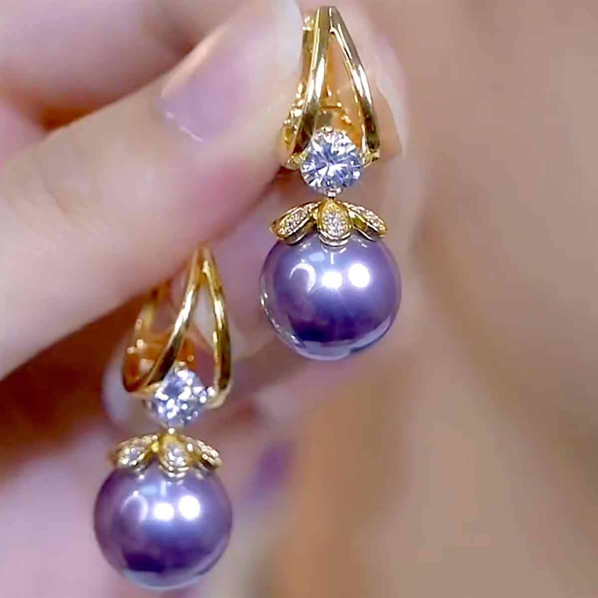 💋【50%OFF】 Pendientes de plata con perlas de lujo francés de nuevo estilo 2026