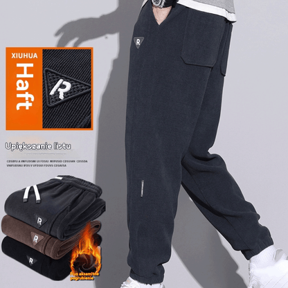 🔥【Kup 1, otrzymaj 1 gratis】🔥【M-5XL】🖤Nowe zimowe spodnie męskie, plus aksamit i gruby sztruks, ciepłe i wygodne casual męskie